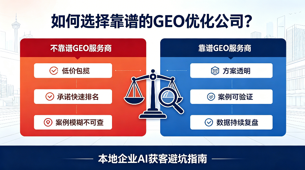 巴中如何选择靠谱的GEO优化公司？本地企业AI获客避坑指南